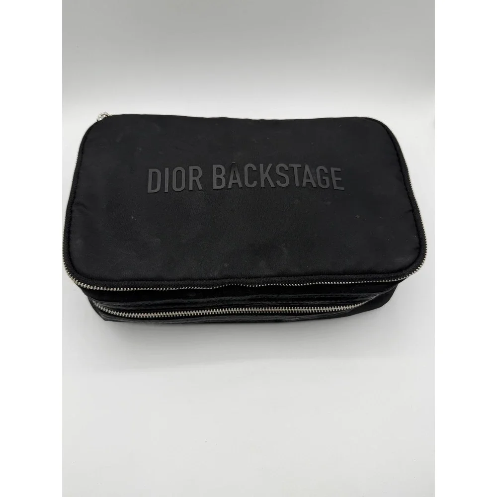 Dior Backstage Black Polyester Makeup Brush Pouch Case Bag 10
